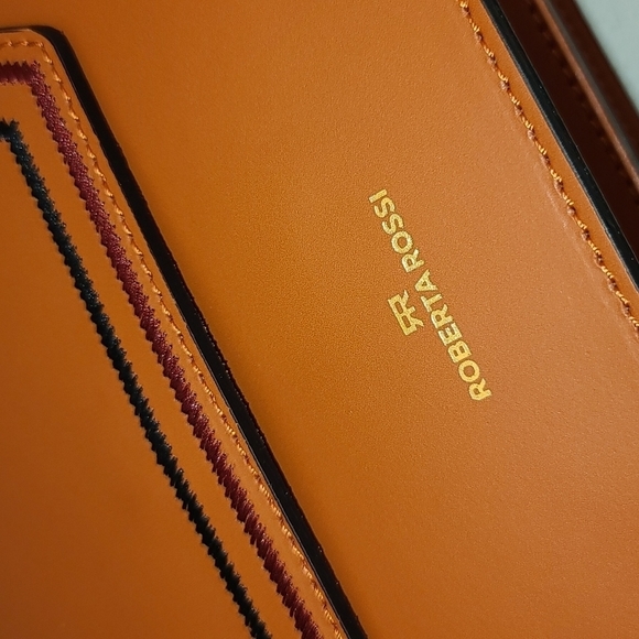 Roberto rossi leather tophandle bag x12 zucca s29 Italy - Picture 6 of 17